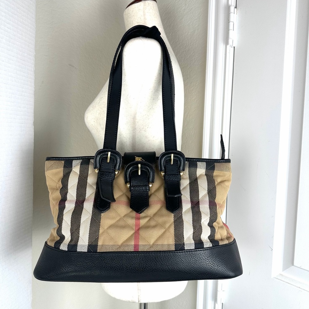 BURBERRY NOVA CHECK SHOULDER BAG - Picture 13 of 15
